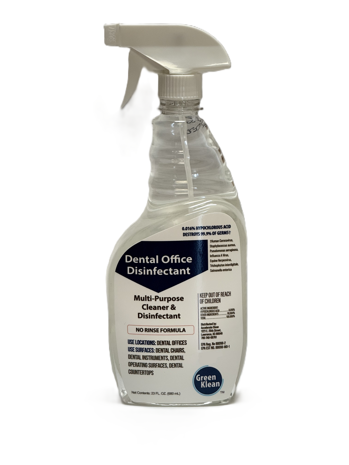 23oz Green Klean Equipment Disinfectant Cleaner