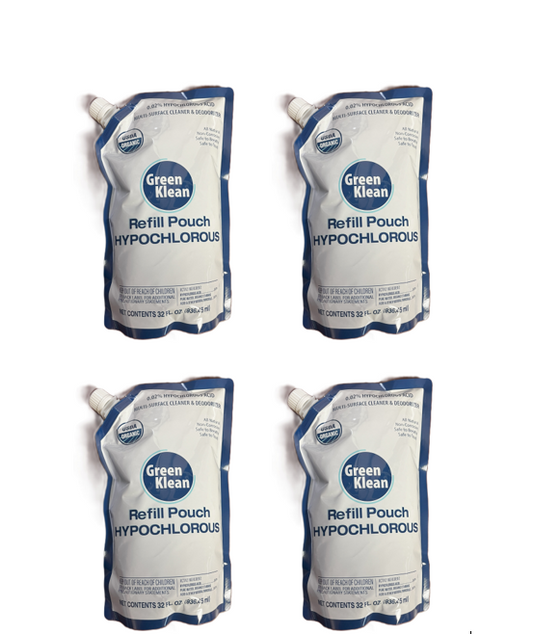 Green Klean Multi-Purpose Disinfectant Refill Pouch 4-Pack